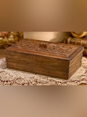 Renaissance Revival Table Box, Circa 1900 Antique
